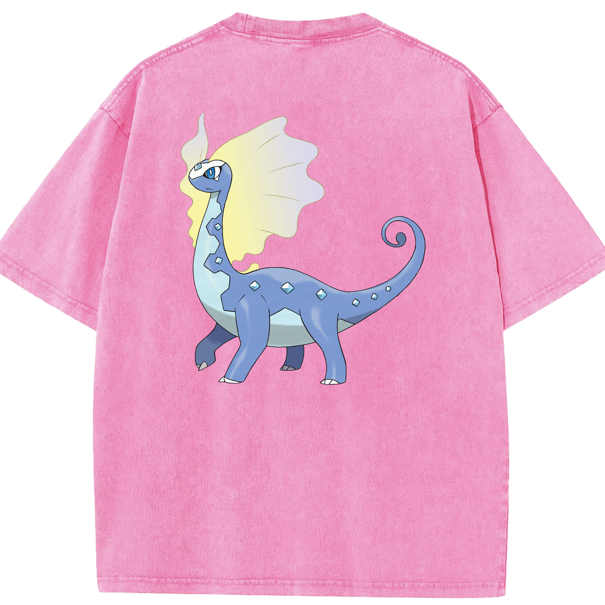 （画像用） ポケットモンスター Pokémon 綿100% ヴィンテージ風 半袖Tシャツ（背面プリント）